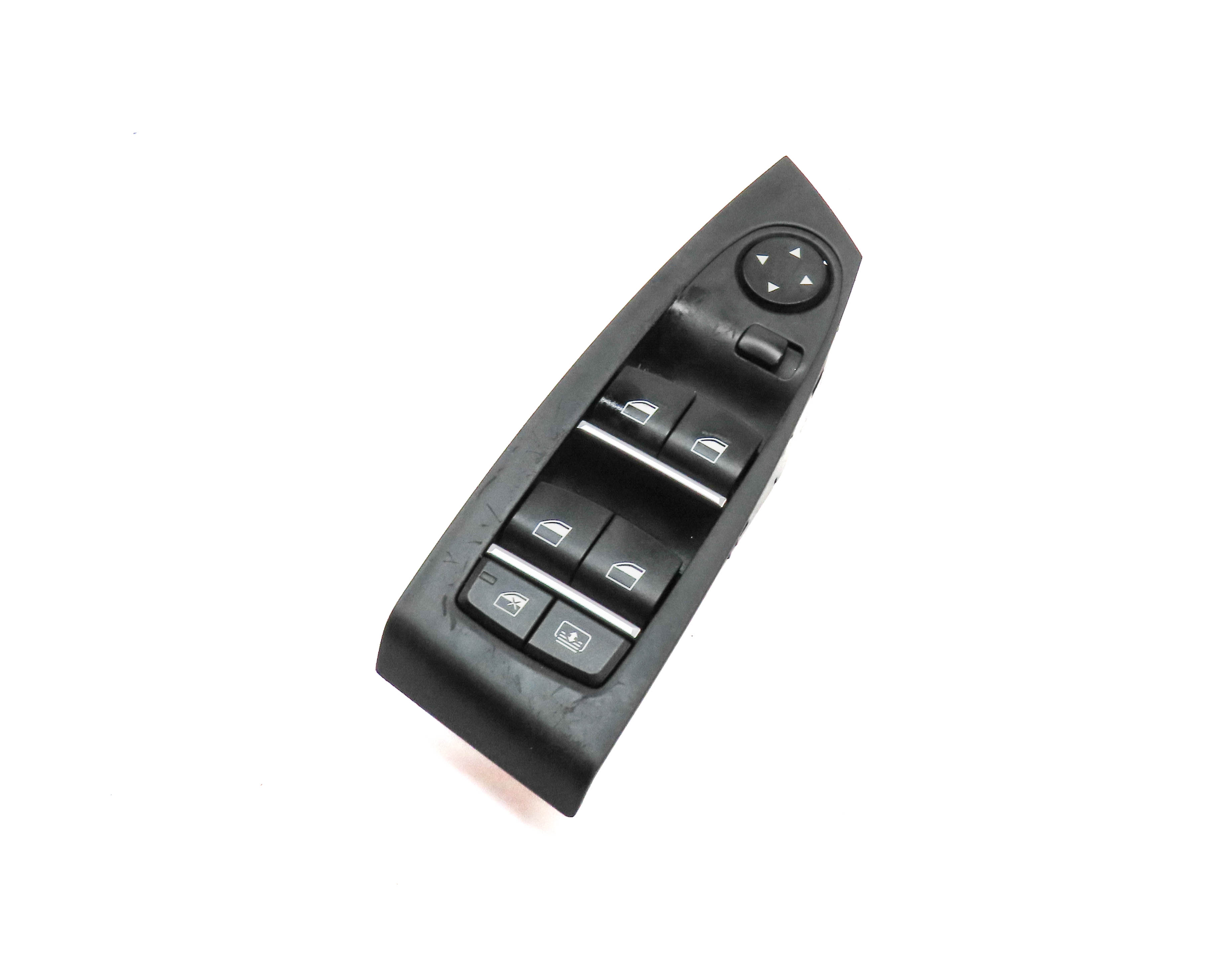 10-19 BMW 5 6 M5 M6 (F06 F10 F12 F13) LEFT DRIVER PFOLD WINDOW SWITCH w/ SHADE — exact item pictured